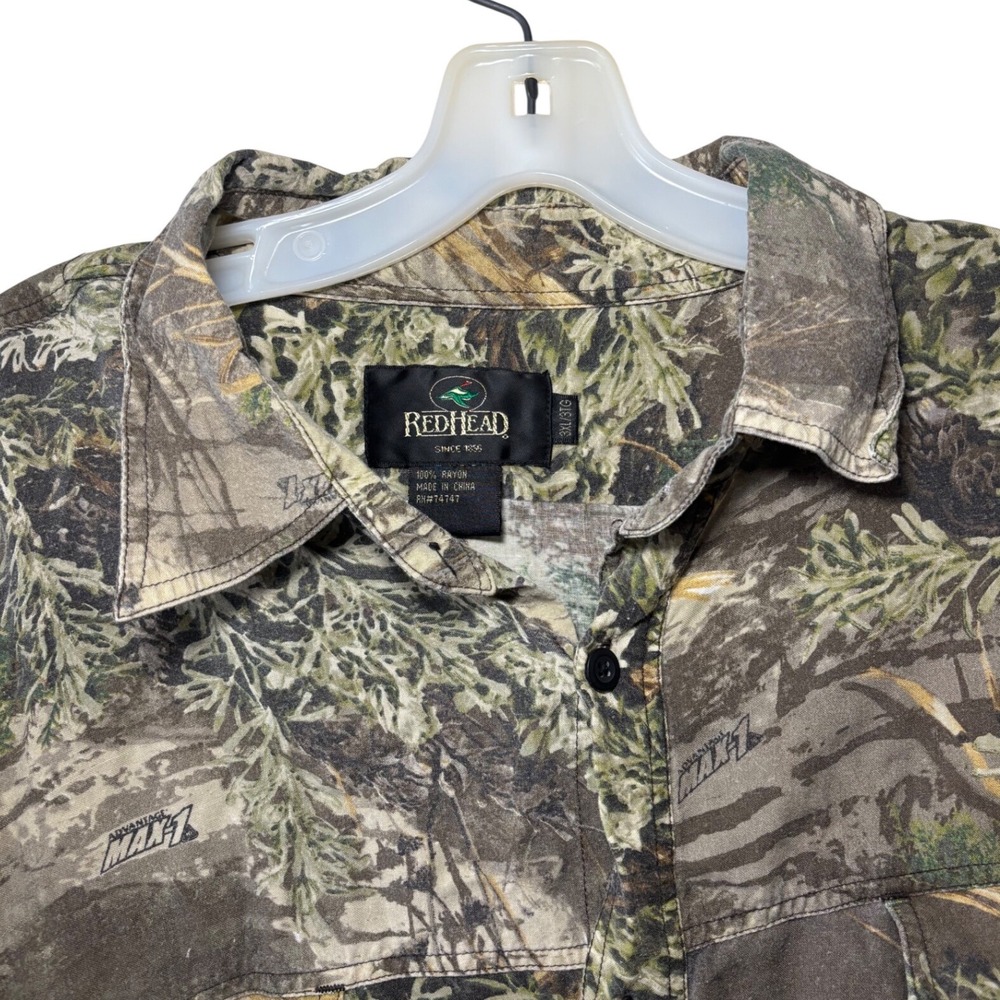 Redhead Mens 3XL Advantage Max-1 Camo Button Down Hunting Shirt Long Sleeve - Picture 10 of 11